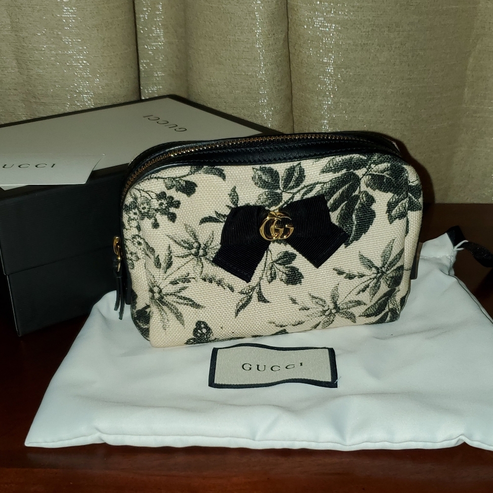 Gucci Herbarium Canvas Pouch - Picture 2 of 7